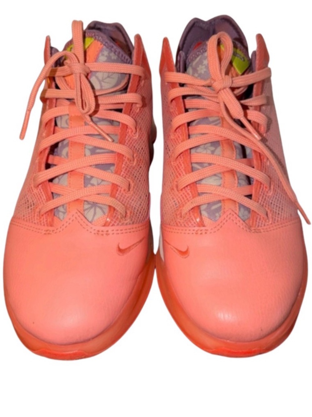 Nike React Sneakers Men’s 7.5 Coral Pink Volt Running Training Shoes